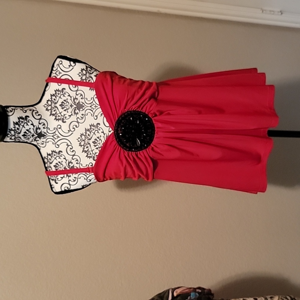 Torrid - Red with Black Embellishments - Size 1